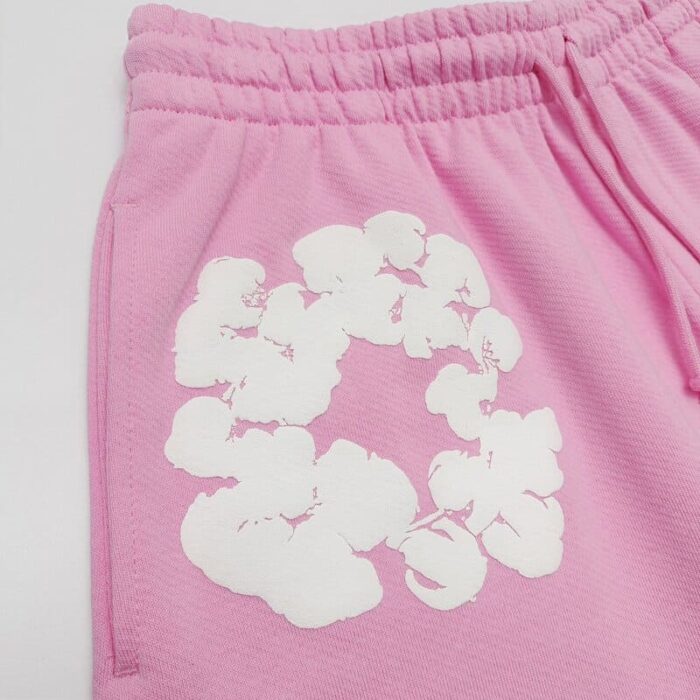 Shorts Denim Tears The Cotton Wreath Pink - Image 5