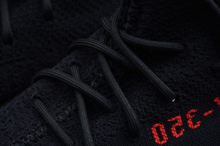 Adidas Yeezy 350 V2 Black Red - Image 6