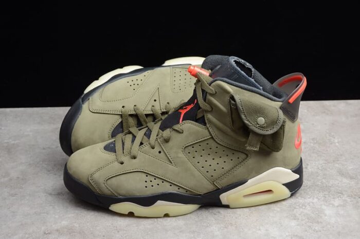 Air Jordan 6 Retro Travis Scott "Olive" - Image 3