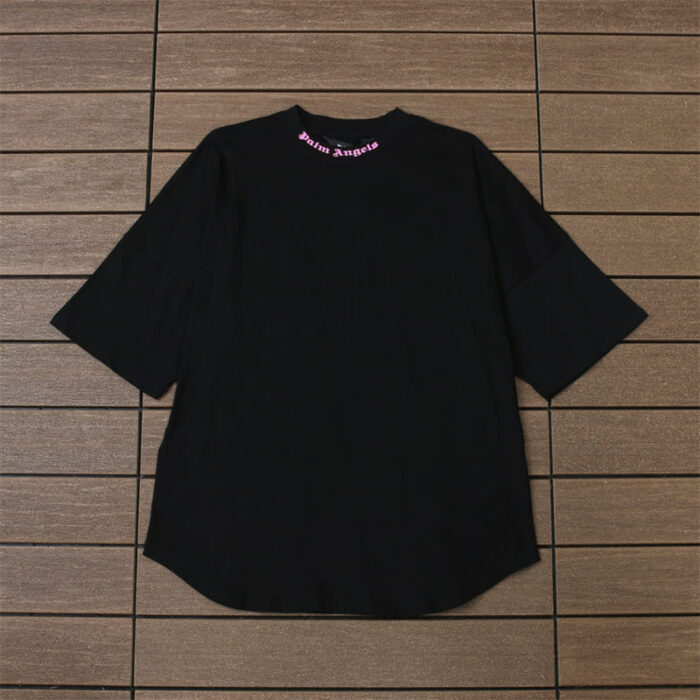 T-shirt Palm Angels Double Logo Oversized - Image 4