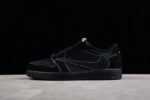 Travis Scott x Air Jordan 1 Low OG Triple Black - Image 4