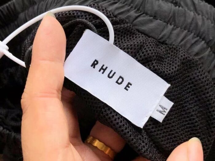 Rhude RH Logo Shorts Blue - Image 6