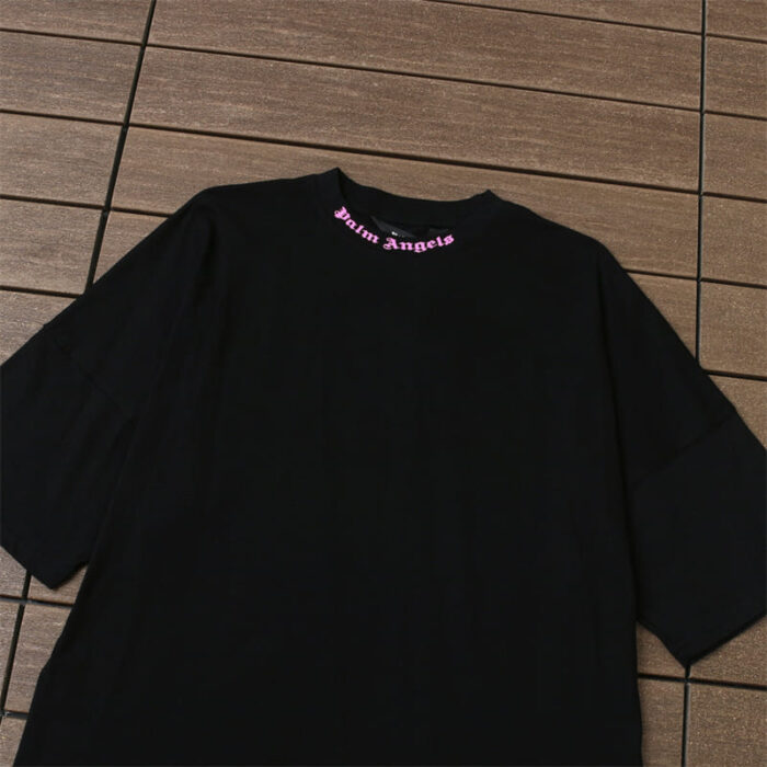 T-shirt Palm Angels Double Logo Oversized - Image 5