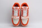 Louis Vuitton Trainer Monogram Denim Orange - Image 8