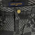 Louis Vuitton LV Patchwork Monogram Denim Pants - Image 6