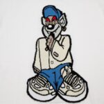 T-shirt Louis Vuitton Cartoon Embroidery - Image 3