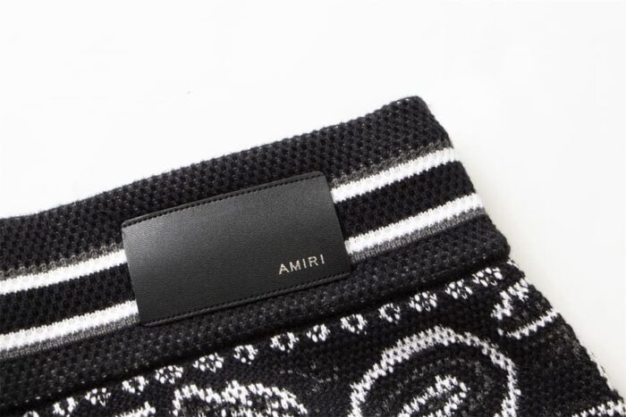 Amiri Bandana B-Ball Sweatpants 'BlackGrey' - Image 5