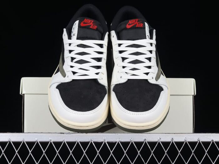 Travis Scott x Air Jordan 1 Low Olive - Image 5