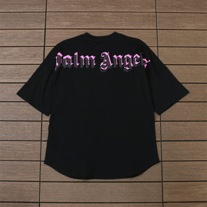 T-shirt Palm Angels Double Logo Oversized - Image 6