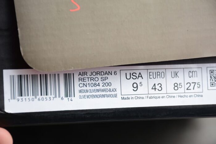 Air Jordan 6 Retro Travis Scott "Olive" - Image 11