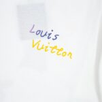 T-shirt Louis Vuitton LV White Yellow Monogram - Image 2