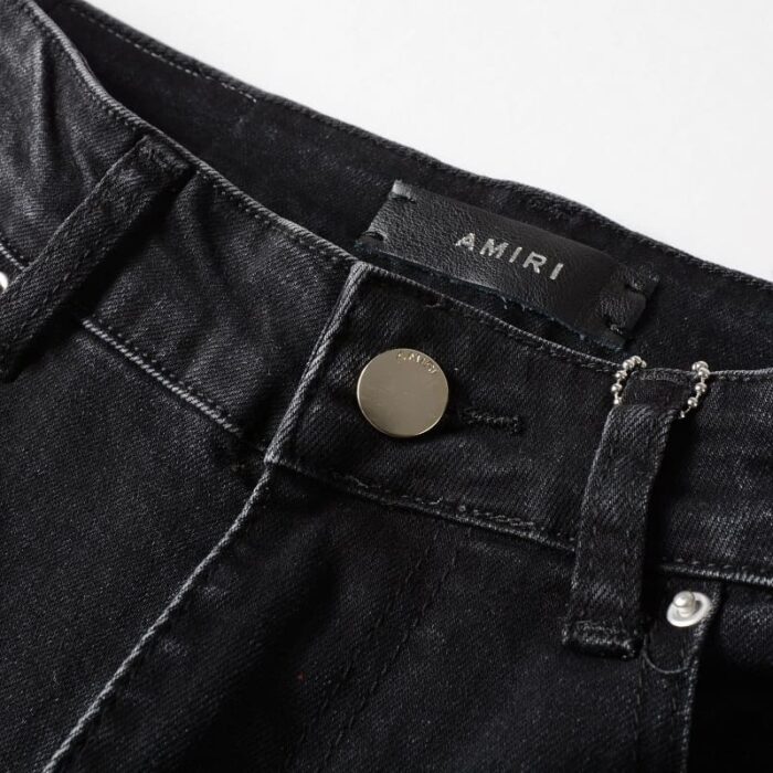 Jeans Amiri Ultra Suede MX1 'Aged Black' - Image 7