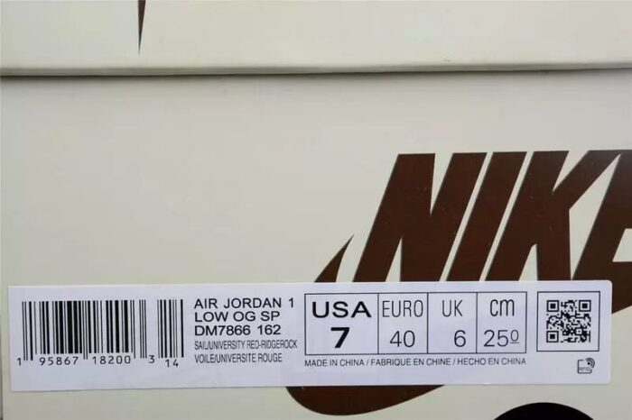 Air Jordan 1 Low x Travis Scott - Reverse Mocha - Image 13