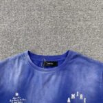 T-shirt Amiri Vintage Collegiate Blue - Image 7