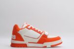 Louis Vuitton Trainer Monogram Denim Orange - Image 10