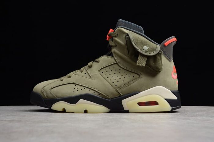 Air Jordan 6 Retro Travis Scott "Olive" - Image 4