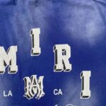 T-shirt Amiri Vintage Collegiate Blue - Image 10