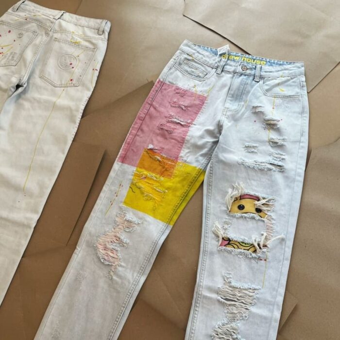 Jeans Drew House Distressed Bear - Image 2