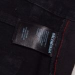 Jeans Balenciaga Script Black BL027 - Image 8