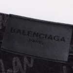 Jeans Balenciaga Script Black BL027 - Image 4