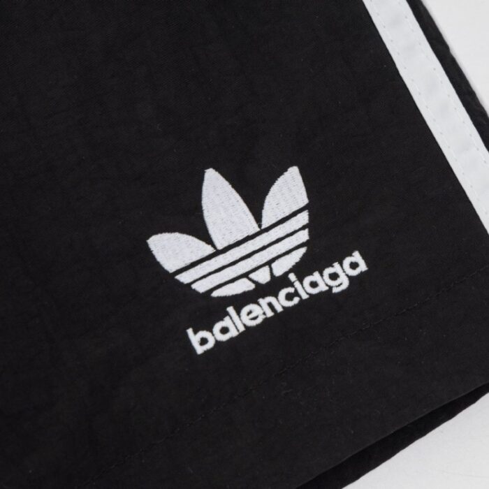 Shorts Balenciaga x Adidas Trefoil Logo Black BL006 - Image 4