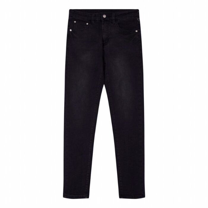 Jeans Balenciaga Logo Waistband Black BL030 - Image 2