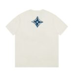 T-shirt Louis Vuitton Cracked Monogram Ivory LV013 - Image 2