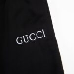Shorts Gucci Stripe Logo Black GC055 - Image 4