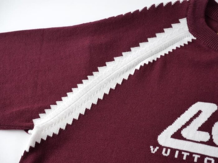 T-shirt Louis Vuitton Short-Sleeved Cotton Intarsia Crewneck - Image 7