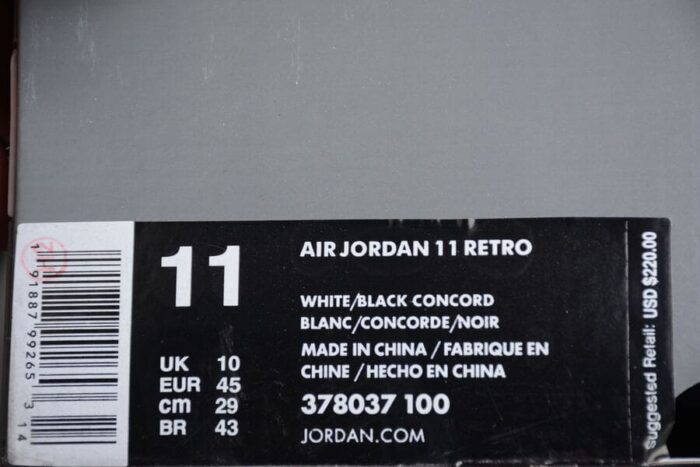 Air Jordan 11 Concord - Image 10