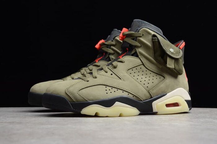 Air Jordan 6 Retro Travis Scott "Olive" - Image 2