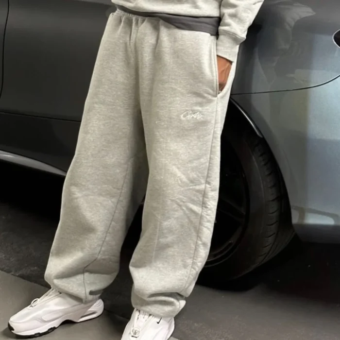 Corteiz Alcatraz Joggers Grey - Image 4