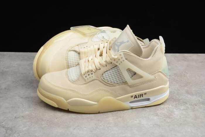 Jordan 4 Retro Off-White Sail - Image 2