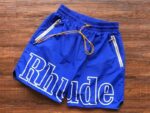 Rhude RH Logo Shorts Blue - Image 2