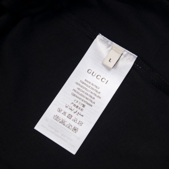 T-shirt Gucci Neon Logo Black GC037 - Image 8