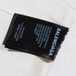 Jeans Balenciaga Logo Vintage White BL019 - Image 9