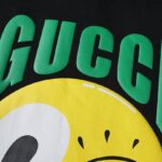 T-shirt Gucci Emoji Logo Black GC011 - Image 5