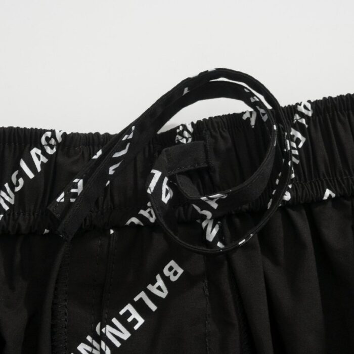Shorts Balenciaga Allover Logo Print BL044 - Image 4