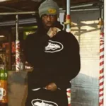 Hoodie Corteiz Alcatraz Black - Image 3