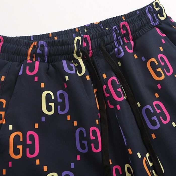 Set Gucci GG Multicolor Shirt and Shorts GC027 - Image 7