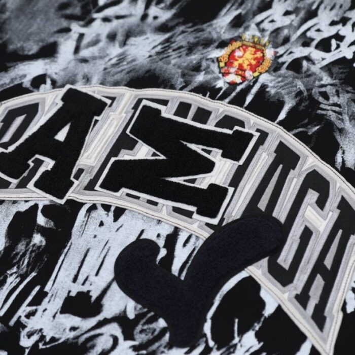 T-shirt Balenciaga Graffiti Black Oversized BL014 - Image 5