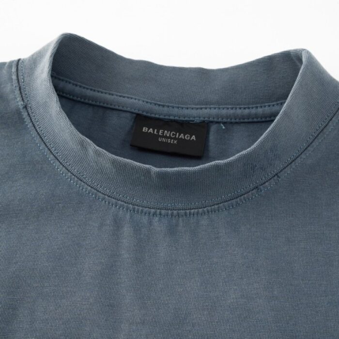 T-shirt Balenciaga Graffiti Black Oversized BL024 - Image 4