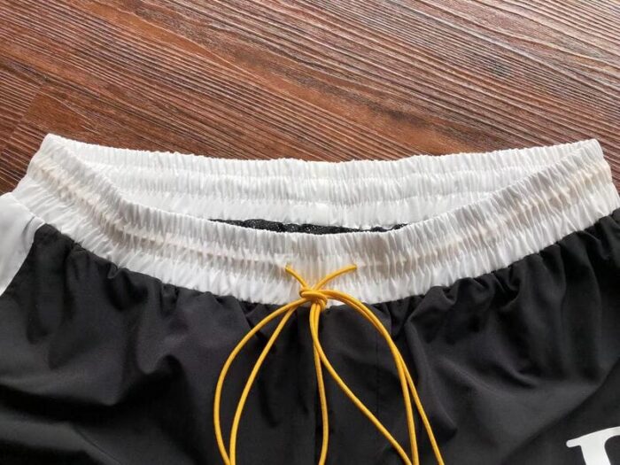 Rhude Side Logo Shorts Black - Image 6
