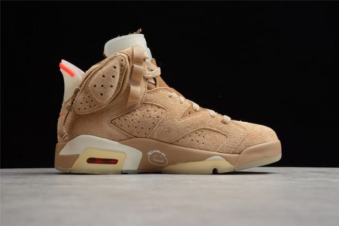 Air Jordan 6 Retro - Travis Scott "British Khaki" - Image 4