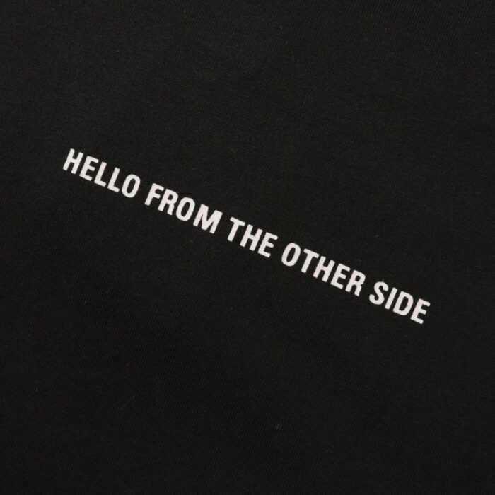 T-shirt Balenciaga Green Alien Face Black Oversized BL001 - Image 6