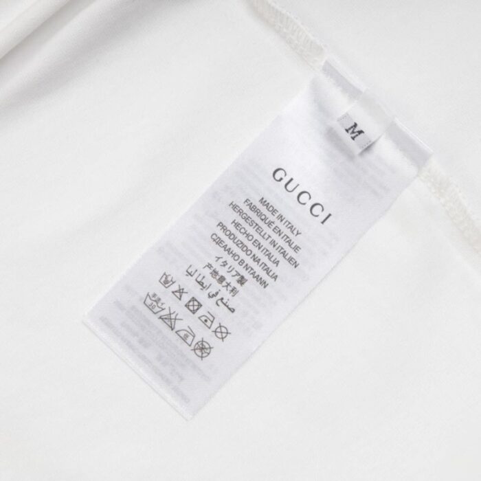T-shirt Gucci Dans Les Rue White GC051 - Image 7