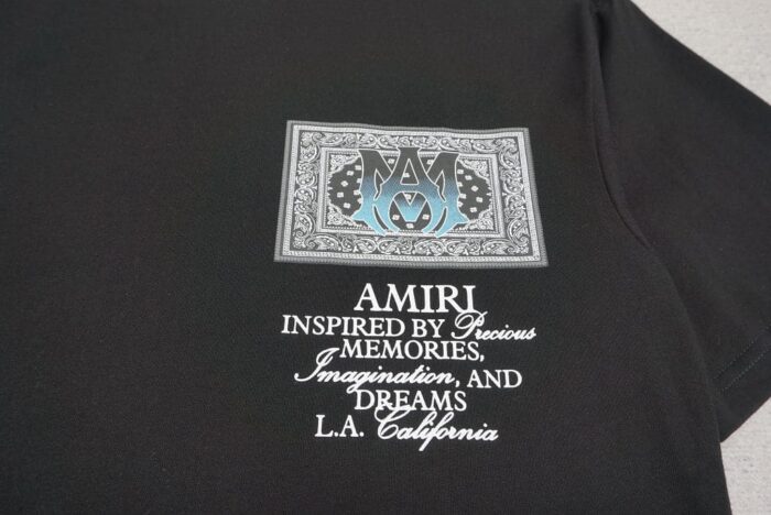 T-shirt Amiri Ma Bandana Black - Image 5