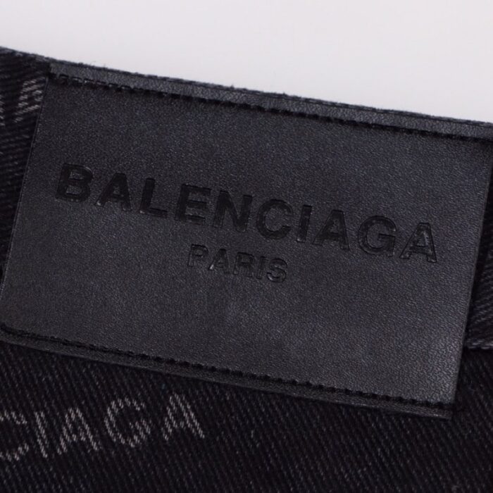 Jeans Balenciaga Monogram Black BL026 - Image 5