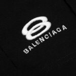 Shorts Balenciaga Logo Black BL020 - Image 4