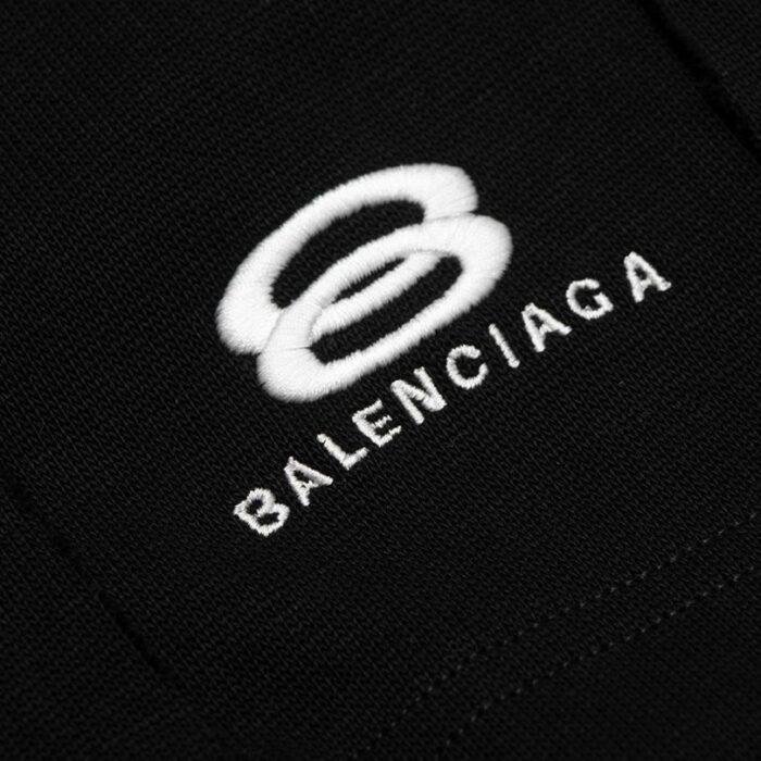 Shorts Balenciaga Logo Black BL020 - Image 4